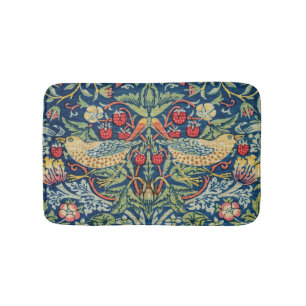 William Morris - Strawberry Thief Bath Mat