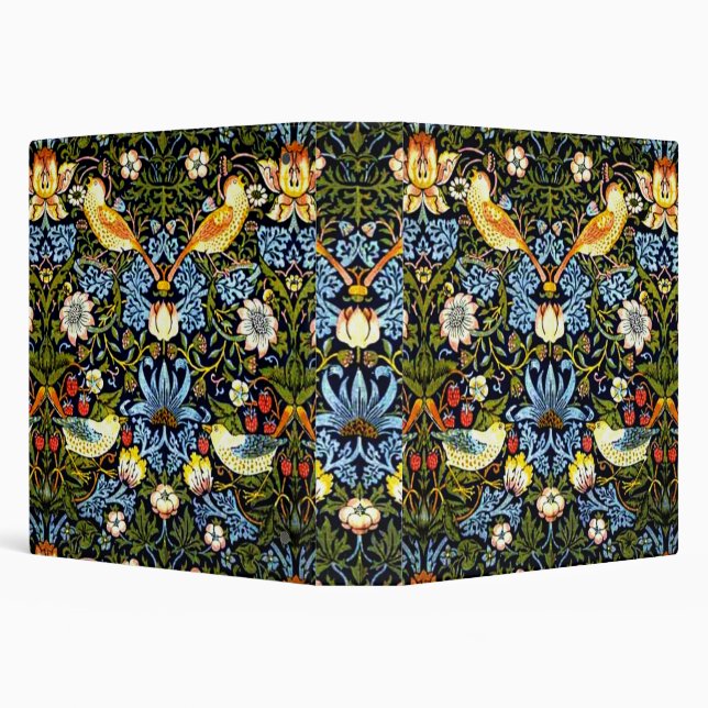 William Morris, Strawberry Thief Binder (Background)