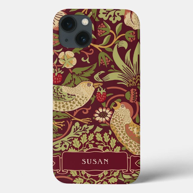 William Morris Strawberry Thief Case-Mate iPhone C Case-Mate iPhone Case (Back)
