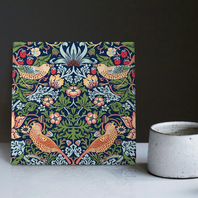 William Morris Strawberry Thief Ceramic Tile (Creator Uploaded)