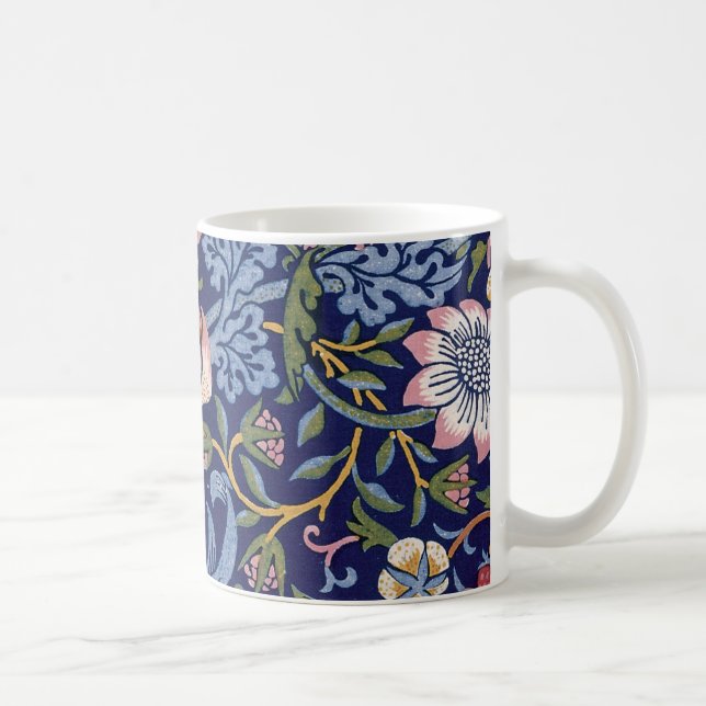 William Morris Strawberry Thief Coffee Mug (Right)