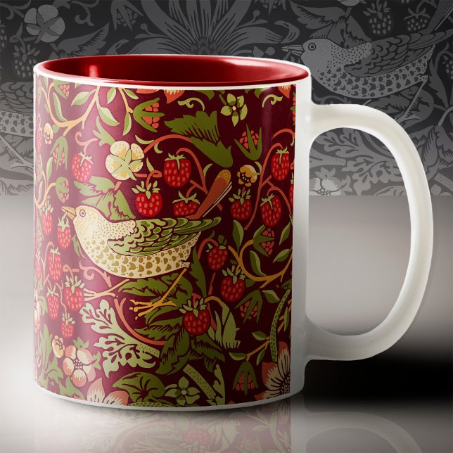 William Morris Strawberry Thief Coffee Mug (Creator Uploaded)
