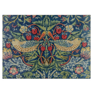 William Morris - Strawberry Thief Cutting Board