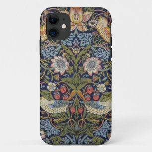 William Morris Strawberry Thief Design 1883 iPhone 11 Case