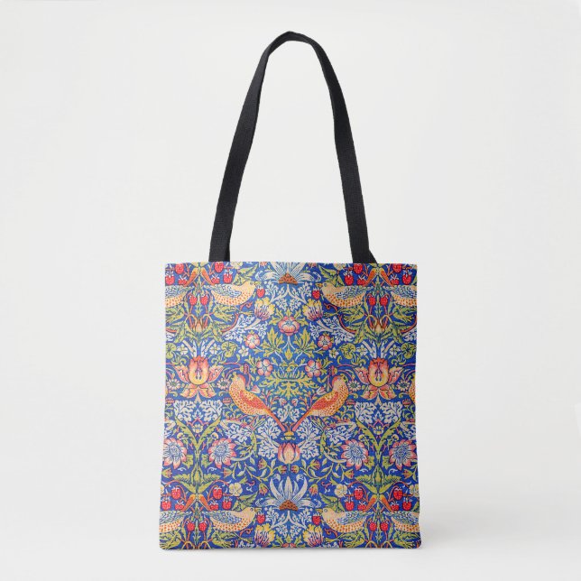 William Morris Strawberry thief famous painting   Tote Bag (Front)