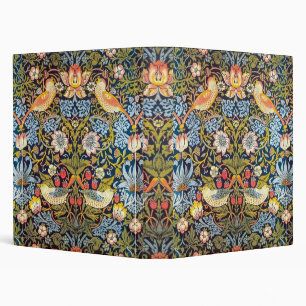 William Morris Strawberry Thief Floral Art Nouveau Binder