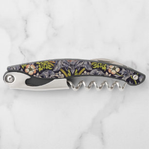 William Morris Strawberry Thief Floral Art Nouveau Corkscrew