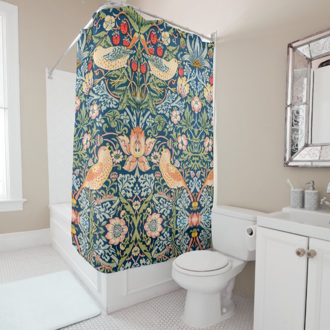 William Morris Strawberry Thief Floral Pattern (In Situ)