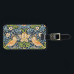 William Morris Strawberry Thief Floral Pattern Luggage Tag<br><div class="desc">William Morris Strawberry Thief Floral Pattern Luggage Tag</div>