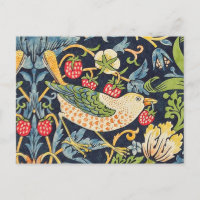 William Morris Strawberry Thief Floral Pattern