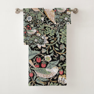 William Morris Strawberry Thief I Black Birds