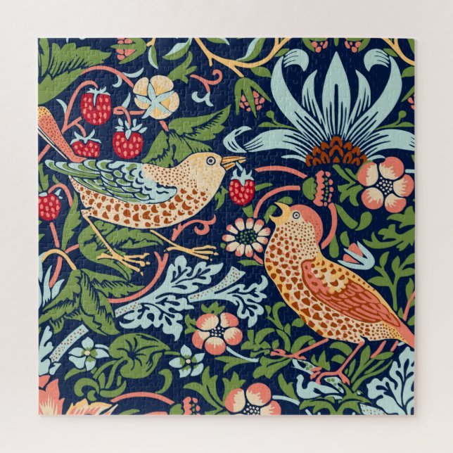 William Morris Strawberry Thief Jigsaw Puzzle (Vertical)