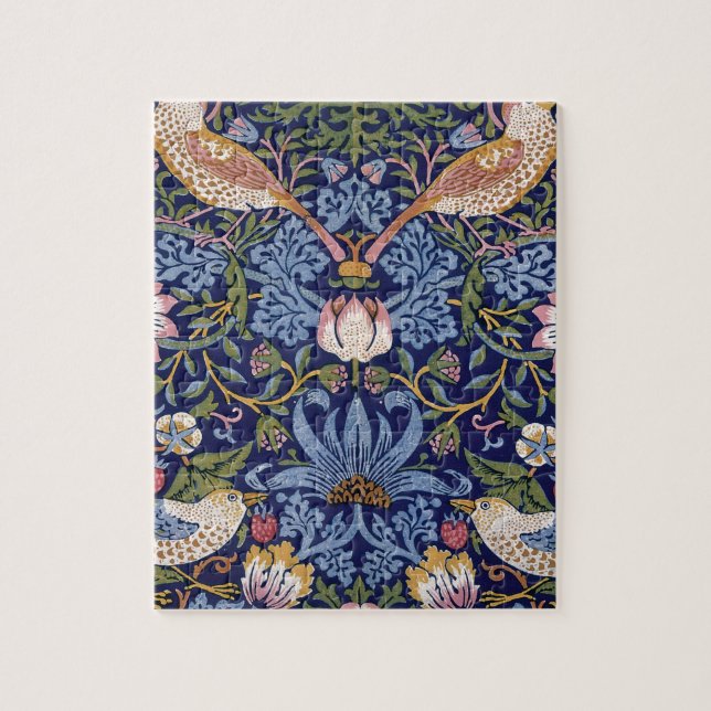 William Morris Strawberry Thief Jigsaw Puzzle (Vertical)