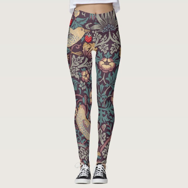 William Morris Strawberry Thief Leggings (Devant)
