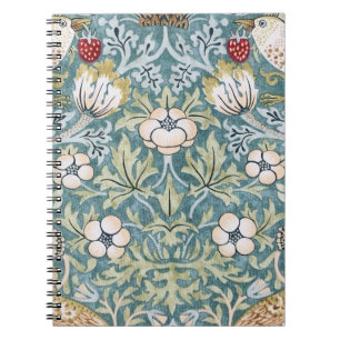 William Morris Strawberry Thief Light Design Notebook