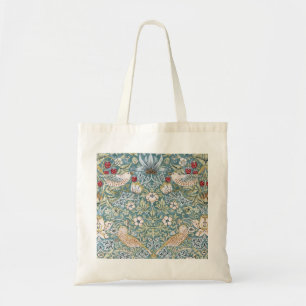 William Morris Strawberry Thief Light Design Tote Bag