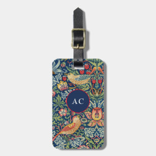 William Morris - Strawberry Thief Luggage Tag