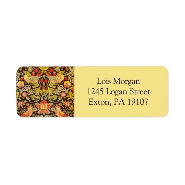 William Morris Strawberry Thief Motif (Devant)