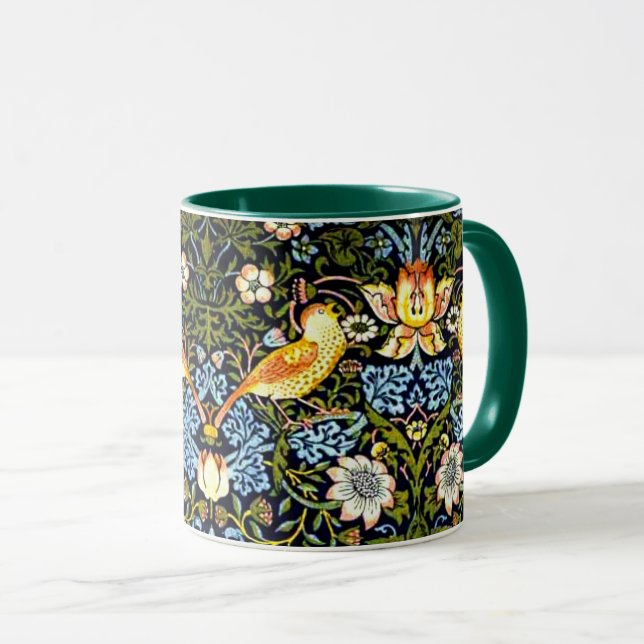 William Morris - Strawberry Thief Mug (Front Right)