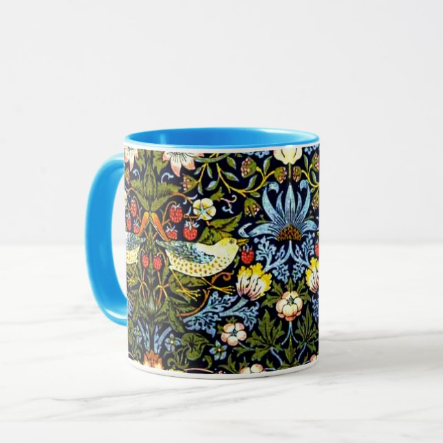 William Morris - Strawberry Thief Mug (Front Left)