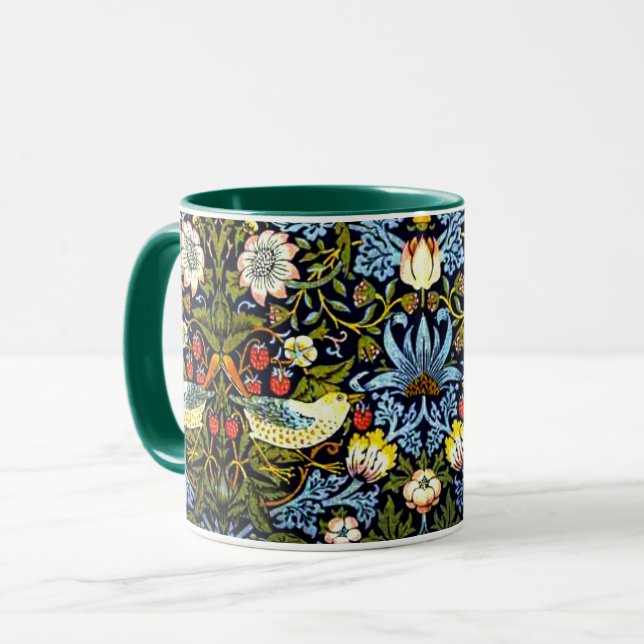 William Morris - Strawberry Thief Mug (Front Left)