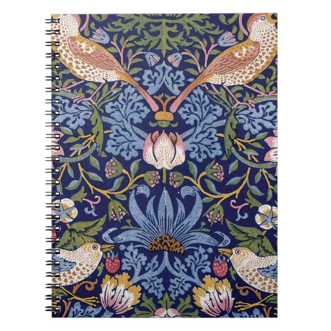 William Morris Strawberry Thief Notebook (Front)