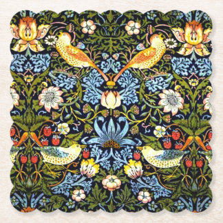 William Morris - Strawberry Thief, Paper Coaster