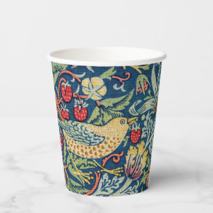 William Morris - Strawberry Thief Paper Cups