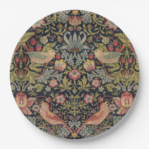 William Morris Strawberry Thief paper plates