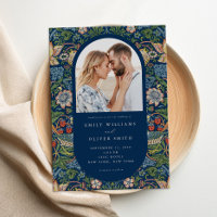 William Morris Strawberry Thief Photo Wedding