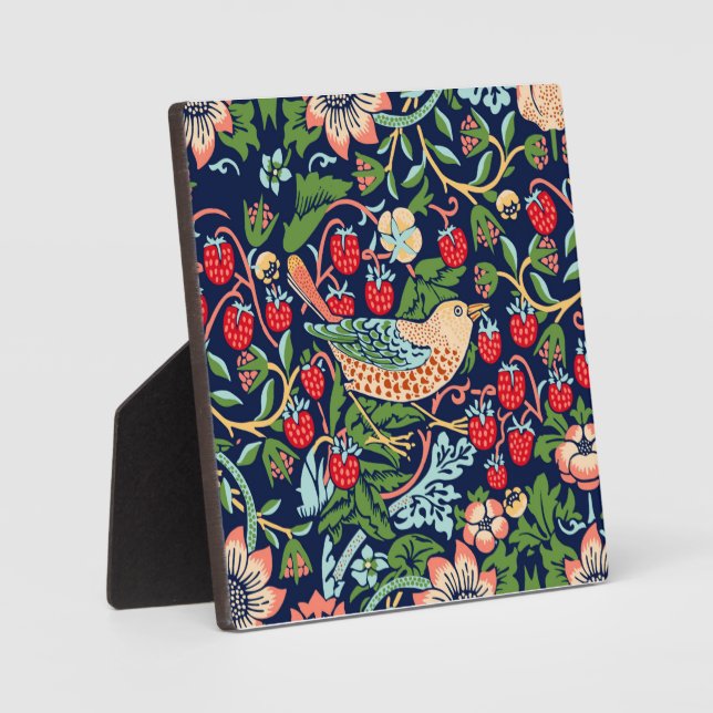 William Morris Strawberry Thief Plaque (Front)