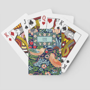 William Morris Strawberry Thief Playing Cards