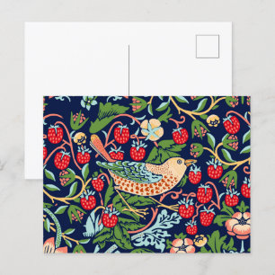 William Morris Strawberry Thief Postcard