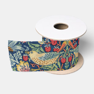 William Morris - Strawberry Thief Satin Ribbon