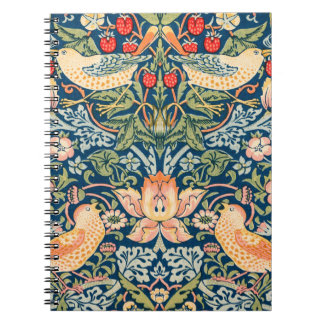 William Morris 'Strawberry Thief' Spiral Notebook