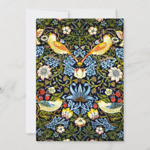 William Morris - Strawberry Thief, Thank You Card