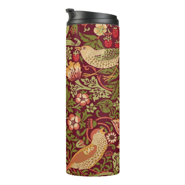 William Morris Strawberry Thief Thermal Tumbler (Rotated Right)