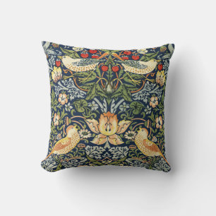 William Morris Strawberry Thief Throw Pillow