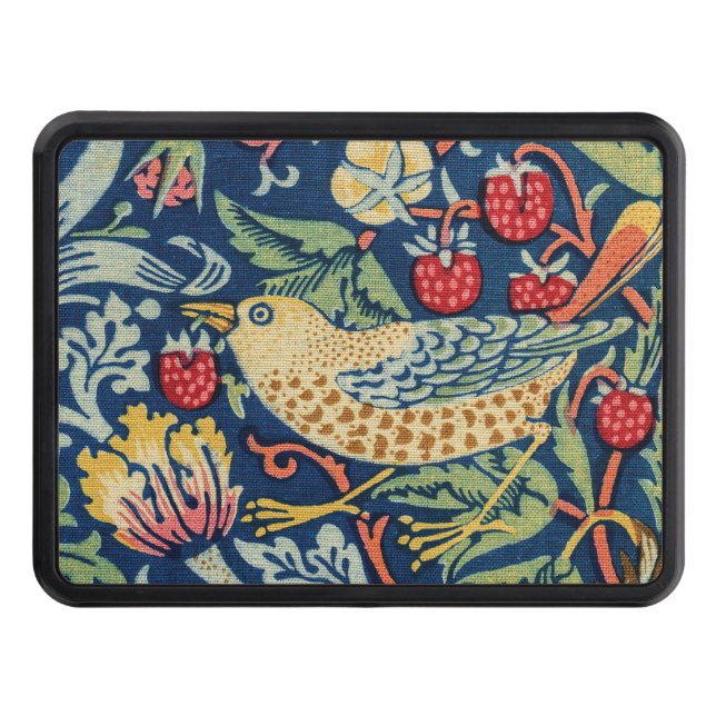 William Morris - Strawberry Thief Trailer Hitch Cover (Front)