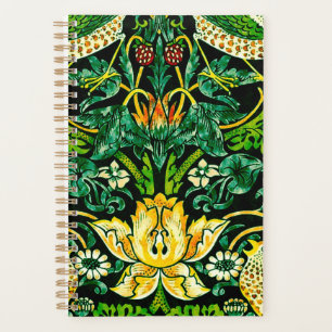 William Morris Strawberry Thief Vert Et Orange
