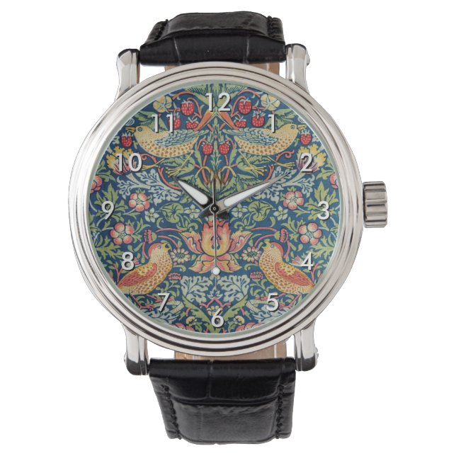 William Morris - Strawberry Thief Watch (Front)