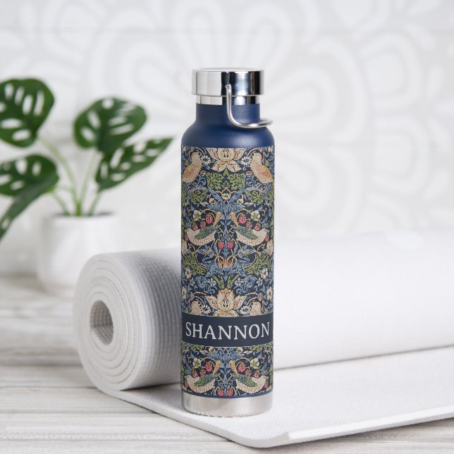William Morris Strawberry Thief Water Bottle (Yoga)