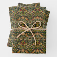 William Morris: Strawberry Thief Wrapping Paper