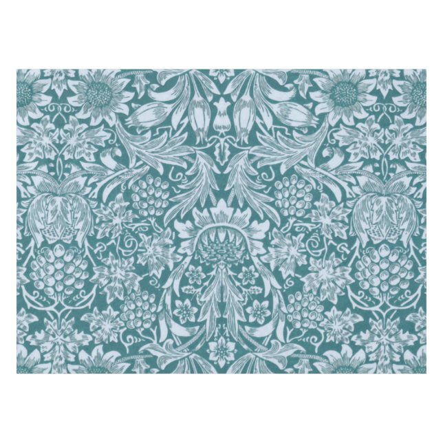 William Morris “Sunflower” 2 Tablecloth (Front (Horizontal))