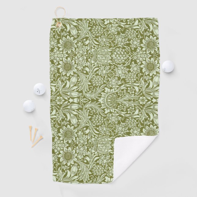 William Morris “Sunflower” 3 Golf Towel (InSitu)