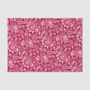 William Morris Sunflowers, Burgundy and Pink Tissue Paper