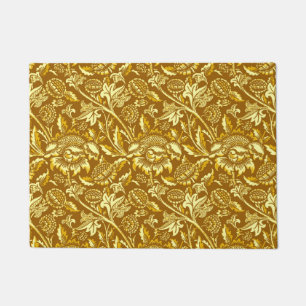 William Morris Sunflowers, Mustard Gold & Yellow Doormat