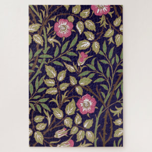 William Morris Sweet Briar Floral Art Nouveau Jigsaw Puzzle
