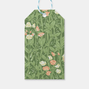 William Morris Sweet Pea Floral Design Gift Tags