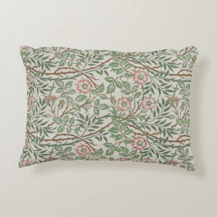 William Morris Sweetbriar Floral Art Nouveau Accent Pillow
